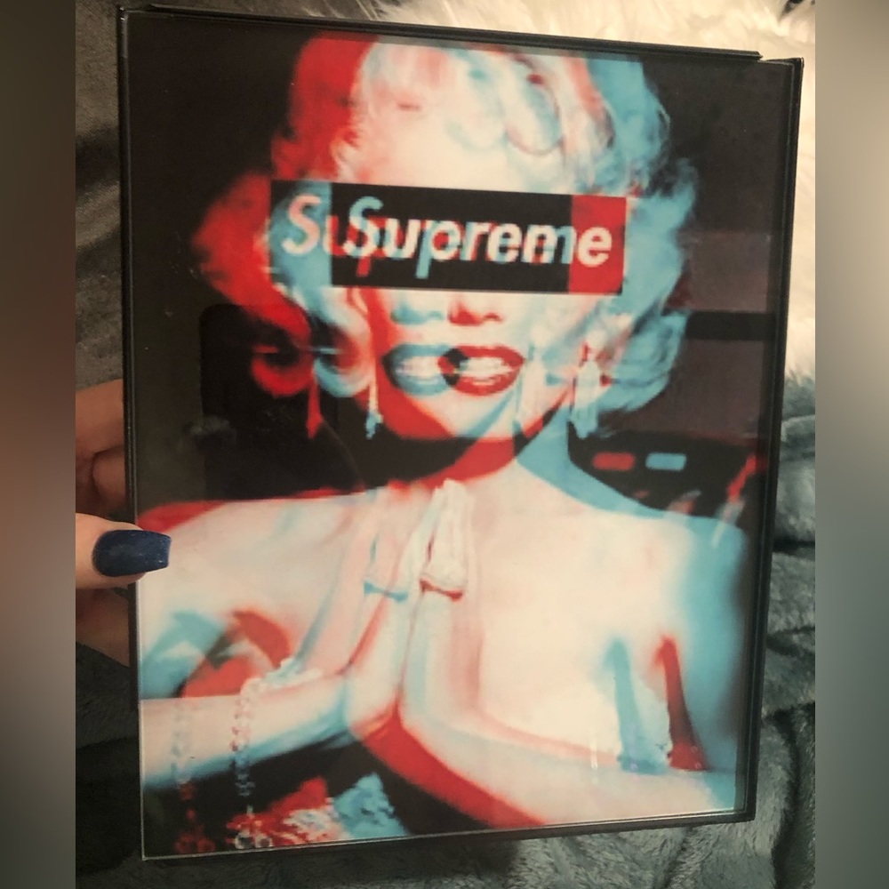 SUPREME Marilyn Monroe framed picture
